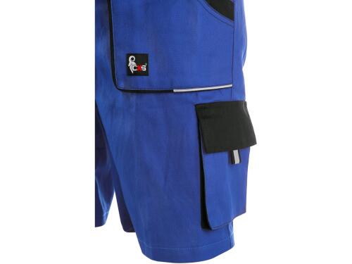 Kraťasy s náprsenkou CXS LUXY DENIS, pánské, modro-černé, vel. 48